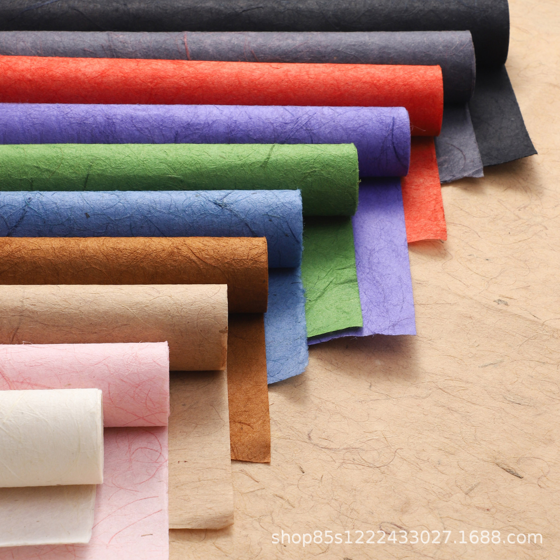 Zhuo fiber hemp silk paper gift package flower paper bouquet flower paper handmade packaging material flower wrapping paper