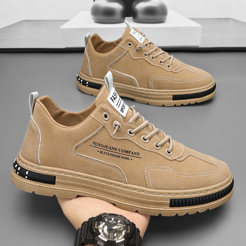 Men's Shoes Summer 2025 New Versatile Casual Workwear Men's Construction Site Work Non-Slip Waterproof Labor Protection Trendy Shoes