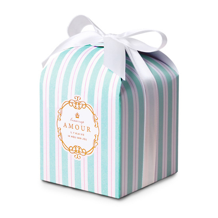 Picture of European Wedding Hot Stamping Wedding Egg Candy Small Box Gift Box Ready-Made Cookie Candy Packaging Box Xt08 K-Style