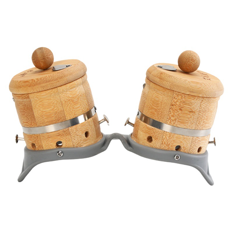 Aiweikang moxibustion eye moxibustion box bamboo wooden carry-on moxibustion eye moxibustion instrument home smokeless moxibustion instrument
