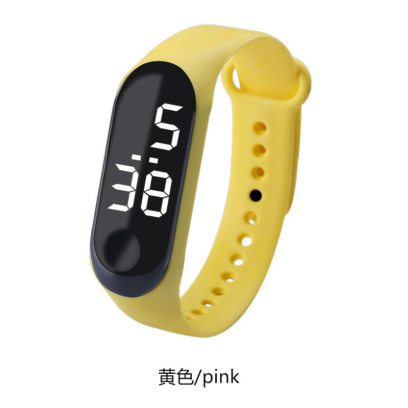 Picture of Manufacturer Simple Waterproof Led White Light Digital Watch Fashionable Student Couple Leisure Sports Touch Touch