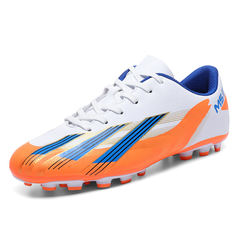 Cross-Border New Football Shoes for Boys and Girls, Long Spikes and Broken Spikes, Competition Shoes for Teenagers, Primary and Secondary School Students, and Children's Professional Training Shoes