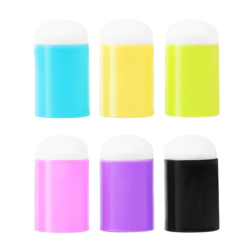 Picture of Children's Graffiti Finger Sponge Hand Account DIY Rubber Seal Painting Finger Cover Sponge Finger Painting Smear Painting Tools