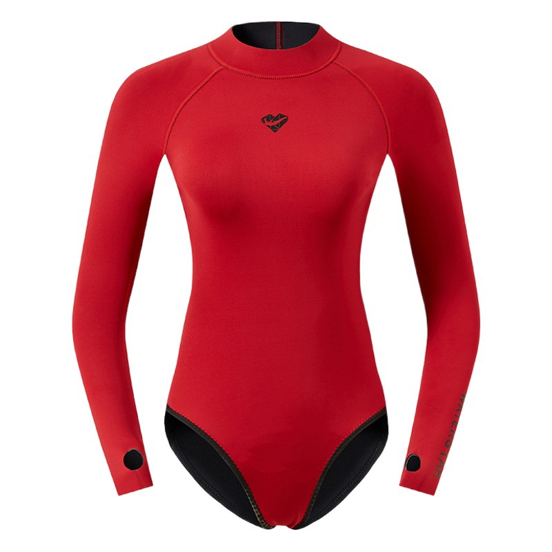 2mm Wetsuit Women's One-Piece Swimsuit Women's Surfing Suit Women's Diving Wetsuit Snorkeling Swimsuit Women's Pure Lust Style