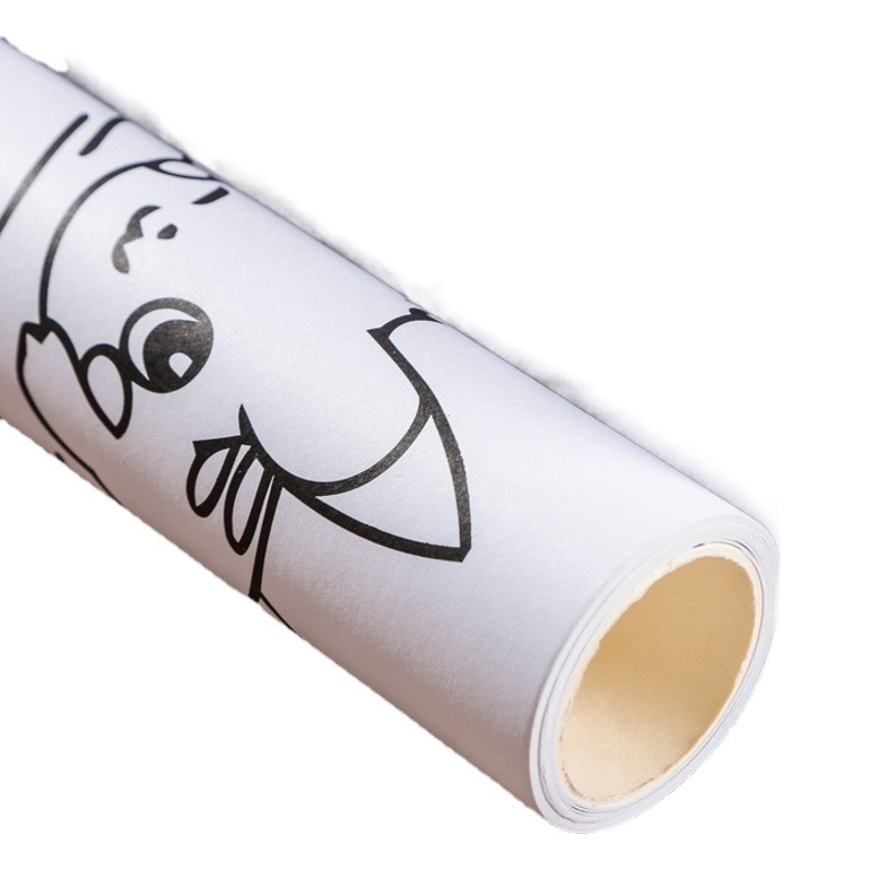 Filling student graffiti graffiti painting paper scroll coloring painting cloth art Children Children's Painting filling painting