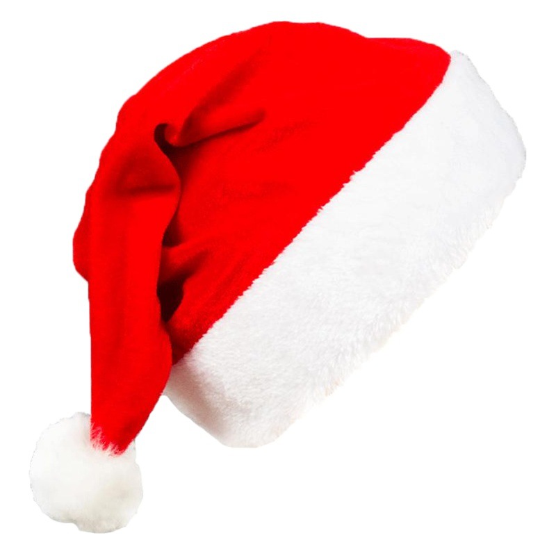 Gold Velvet Plush Edge Christmas Hat for Adults and Kidsren Gold Velvet Christmas Hat Christmas Party Wear Holiday Wear