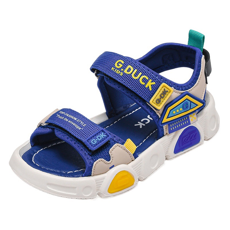 Little Yellow Duck Children's Shoes Children's Sandals 2023 Summer New Fashionable Men's Children's Shoes Soft Sole Non-slip Girls' Casual Beach Shoes