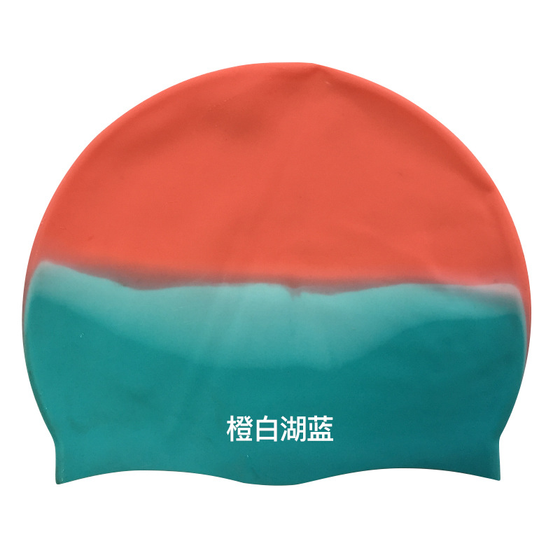 Picture of 2025 Silicone Swimming Cap Wholesale Solid Color Waterproof Diving Cap Plus No Head Swimming Cap Adult Swimming Equipment