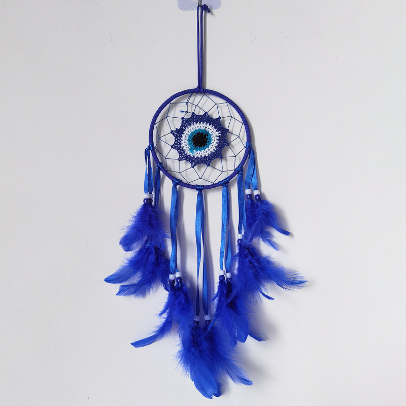 Picture of Devil's Eye dream catcher holiday gift home decoration wall hanging bedroom bedside wall decoration pendant dream catcher