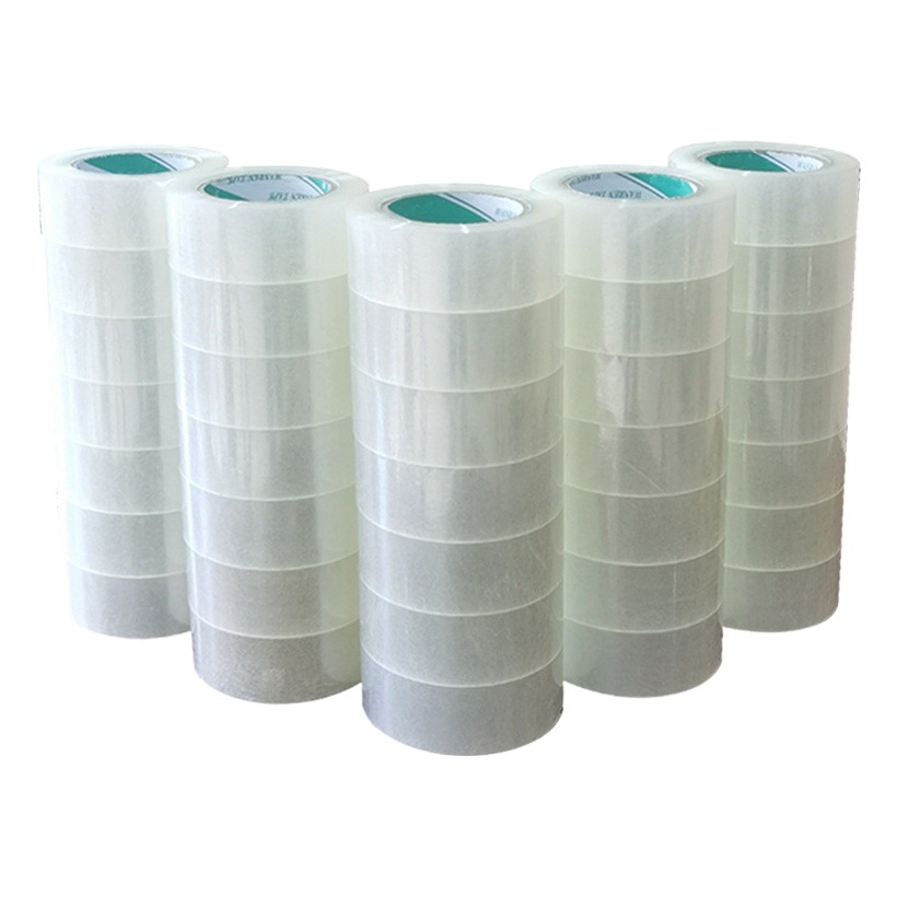 Transparent Tape Whole Box Batch Hair Express Sealing Wide Tape Packaging Sealing Large Roll Yellow Tape Packaging Tape Large Quantity