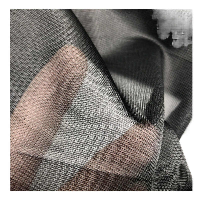 40D polyester plain cloth straight weave mesh semi-gloss plain cloth apron edge mesh composite warp knitting special available