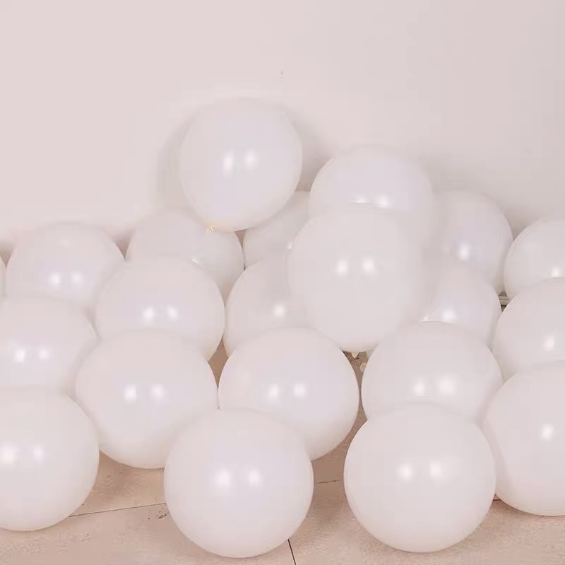 Picture of 10 Inch Thickened Sub Light Blue Ink Blue Haze Night Blue Round Balloon Birthday Bar Decoration