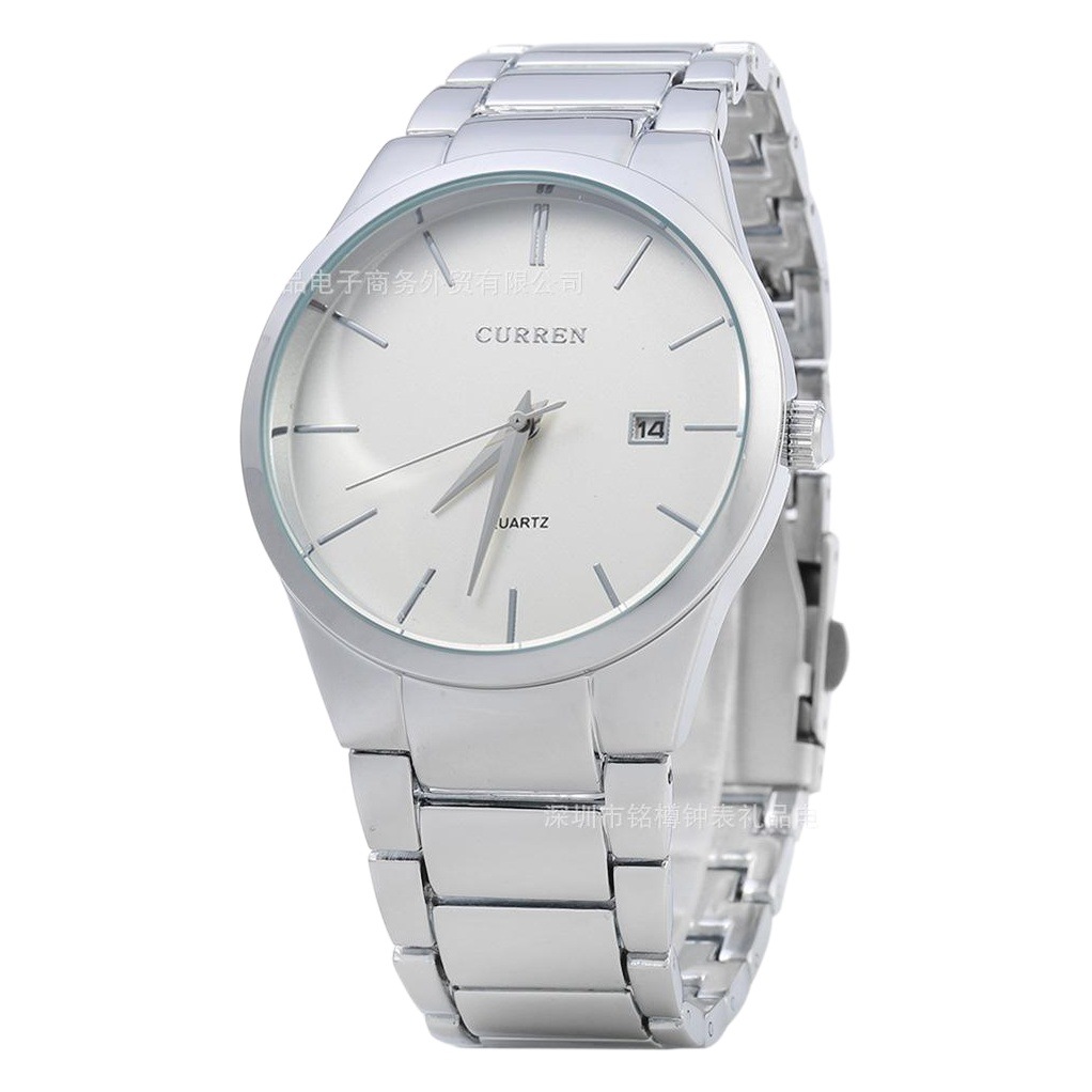 CURREN Karin 8106 Men's Watch Alloy Band Quartz Men's Watch Calendar Watch Sports Casual Waterproof
