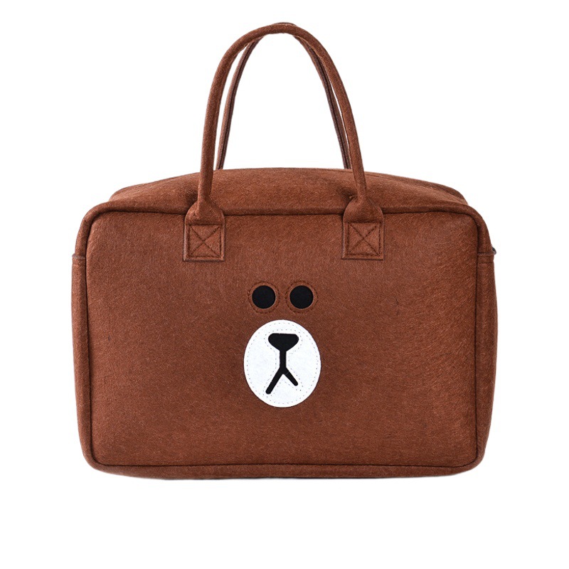 Felt Travel Bag, Portable Storage Bag, Clothing Bag, Shopping Bag, Women's Trolley Case Luggage Bag, Portable