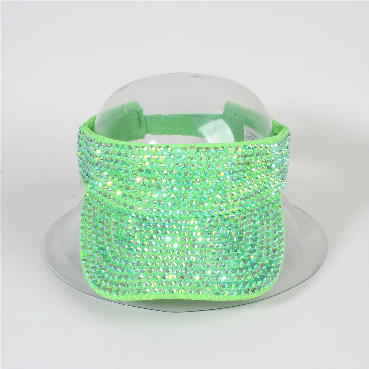 Picture of Cross-border Foreign Trade Summer Women's Point Drill Anti-purple Roof Outside Line Face-shading Sunscreen Solid Color Diamond Sunlight Empty Hat