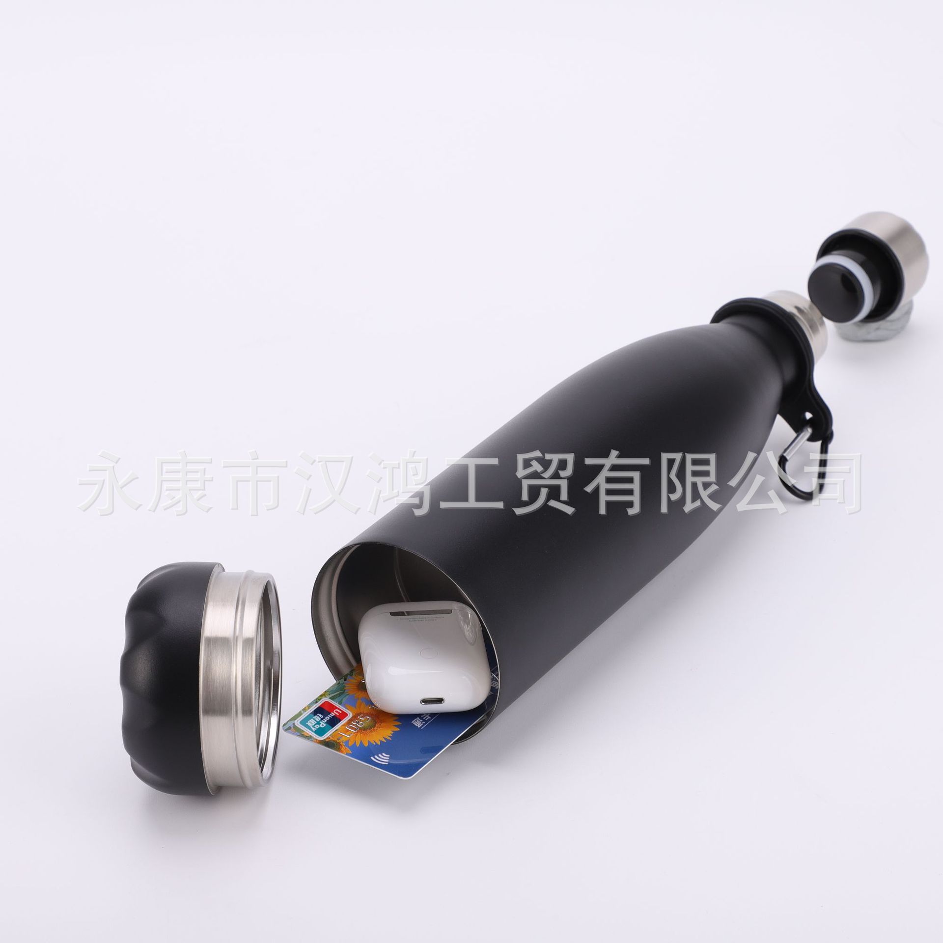 Picture of 750ml Storage Coke Bottle Outdoor Sports Bottle 304 Stainless Steel Thermos Cup Removable Bottom Multifunctional Water Cup