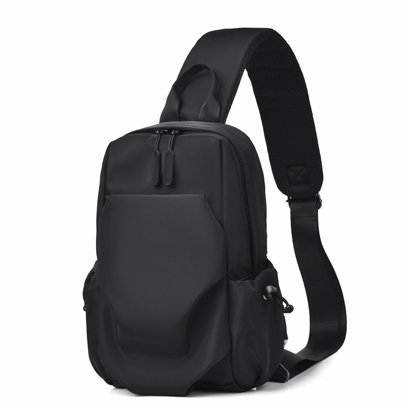 Picture of Chest Bag Men's Crossbody Bag 2023 New Fashion Personalized Small Backpack Oxford Cloth Shoulder Bag Casual Pure Color Men's Bag