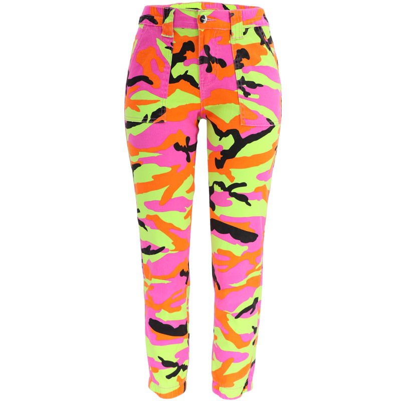 Picture of 2025 Autumn and Winter European and American Cross-Border New Women's Camouflage Workwear Hip-Hop Casual Pants Street Loose Denim Pants