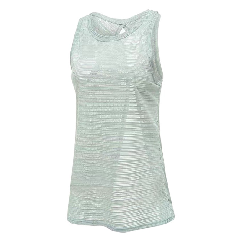 Picture of 2025 New Yoga Wear Vest Women's Quick-Drying Sports Top Beautiful Back Sleeveless Coverall Loose Fitness Wear Cover-Up Women