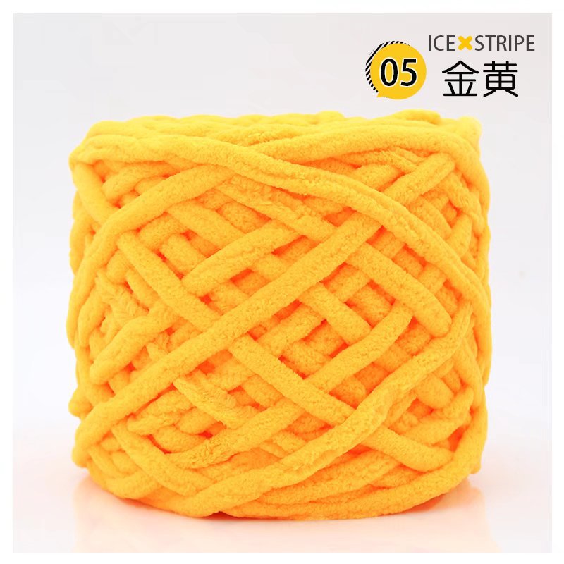 Picture of Ice Strip Thread Single Strand Thick Stick Needle Thread Knitting Blanket Slipper Thread Scarf Hat Scarf Thread Manufacturer Wholesale Worsted