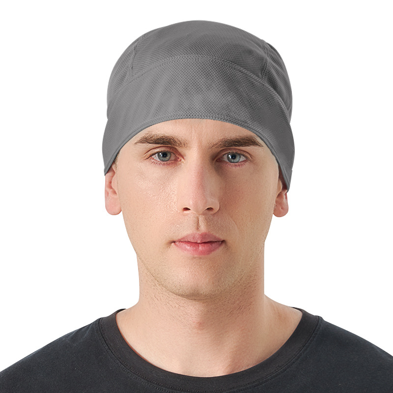 Picture of Pirate Hat Mesh Moisture-Wicking Ice Silk Cycling Cap Sports European and American Sun Protection Quick-Drying Headscarf Thin Breathable Moisture-Absorbing