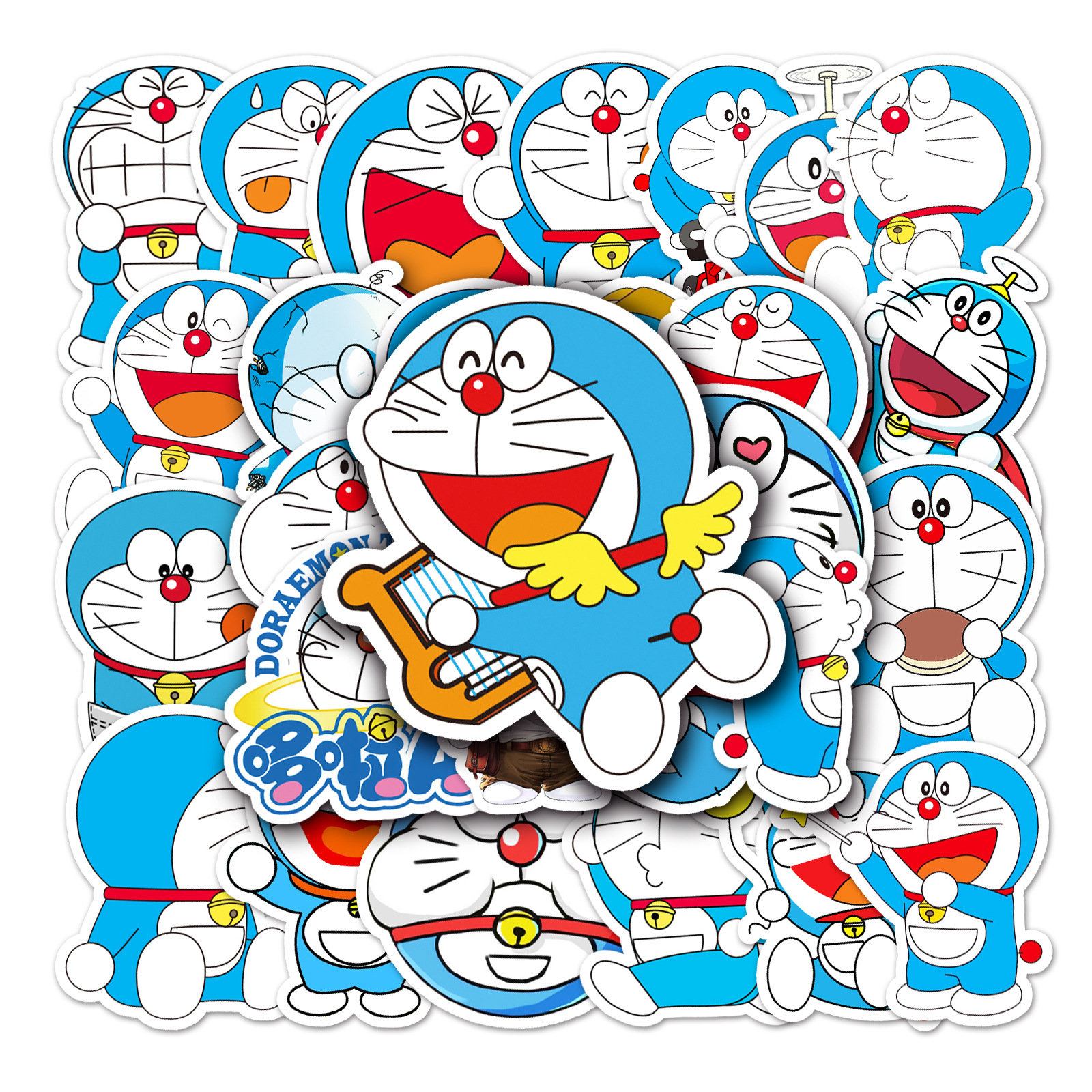 Picture of 52 Cartoon Animation Doraemon Graffiti Personality Luggage Scooter Guitar Car Decoration Waterproof Sticker