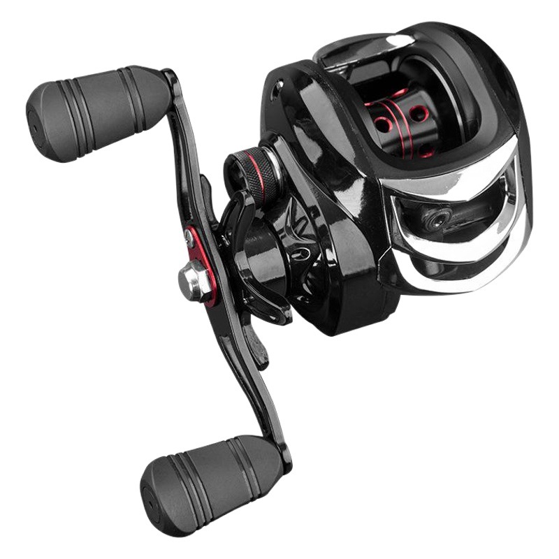Supply semi-metal water drop wheel light sea with magnetic brake does not fry line fishing line wheel left and right hand type remote drop wheel