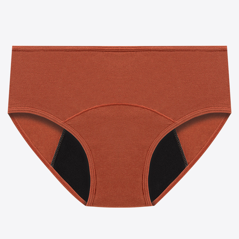 Picture of Foreign trade color side menstrual period underwear women's cross-border low waist plus size large flow three-layer menstruation period underwear