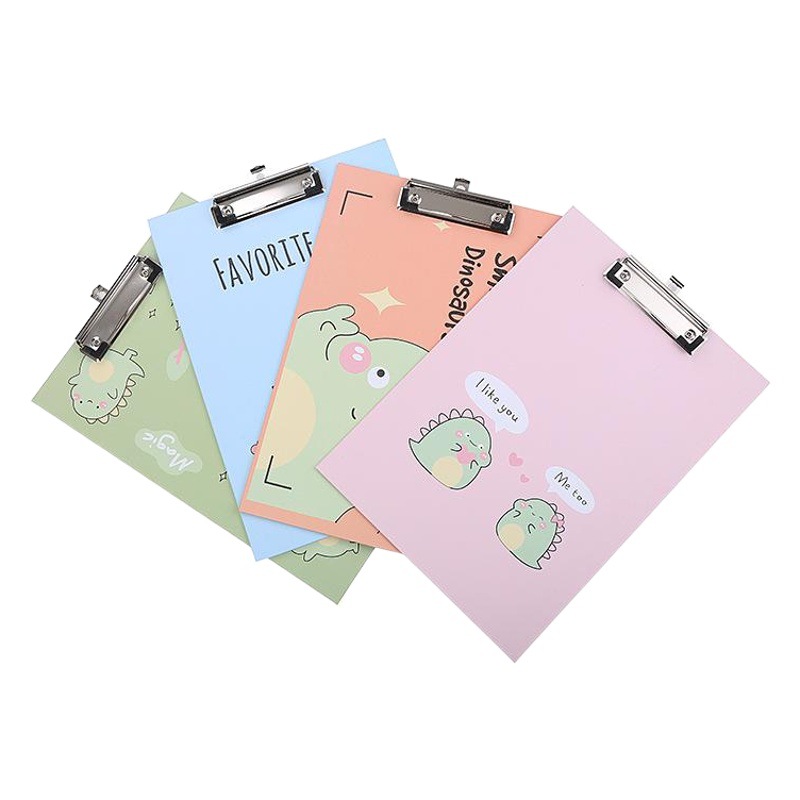 Creative paper A4 file splint multifunctional office stationery writing pad board clip data test paper splint wholesale
