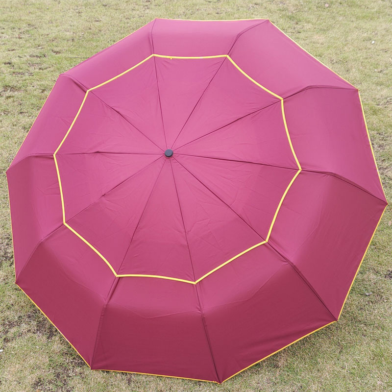 Picture of Super-large double-layer automatic edging wind-proof, sun-proof and rain-proof dual-purpose men's business umbrella thickened and reinforced high-level feeling