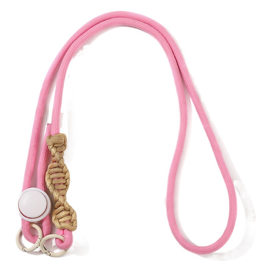 Mobile Phone Strap Polyester Long Rope Mobile Phone Clip Fashion Contrast Color Crossbody Mobile Phone Rope Simple Water Cup Lanyard Accessories