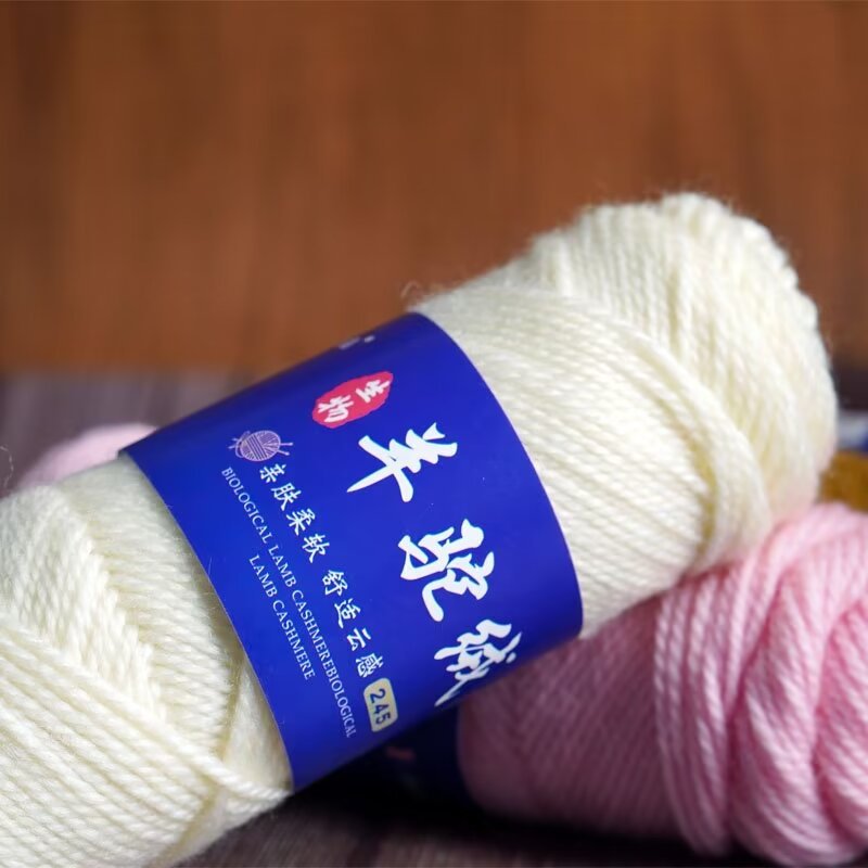 Scarf line 245 needle thick wool alpaca wool Australian wool hand woven wool wholesale hand woven thick thread