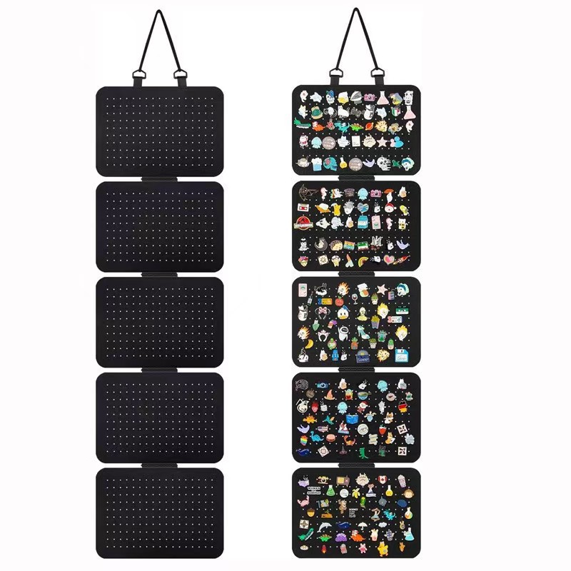 Cross-Border Brooch Storage Hanging Bag, Earring and Jewelry Wall-Mounted Detachable Display Bag, Gift Accessory Felt Storage Bag