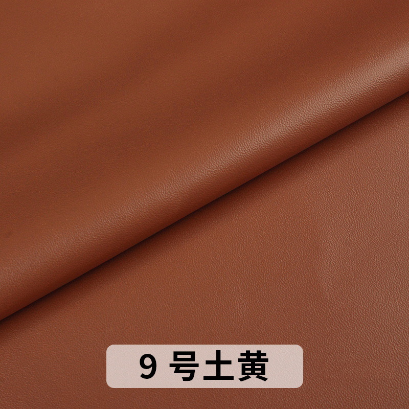 Picture of Yiwu factory nappa grain pu leather whole in stock wholesale leather bed seat luggage sofa artificial leather fabric