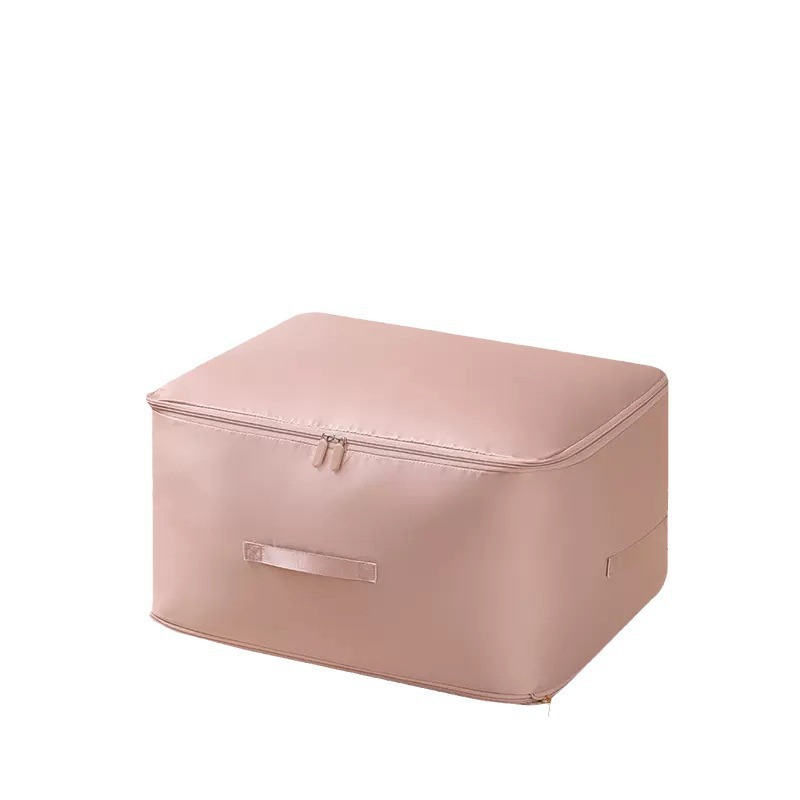 Picture of Satin Down Duvet Clothes Storage Bag Compression Bag Bedding Fit Bag Dormitory Large Capacity Cotton Quilt Clothes Storage Bag