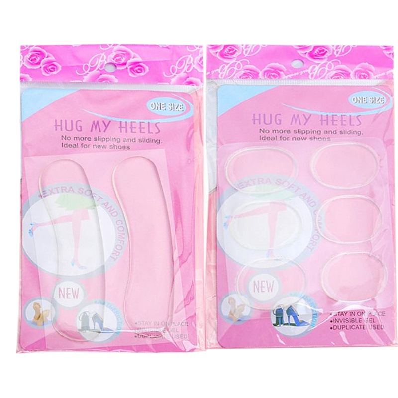 Transparent Silicone Heel Sticker High Heel Sticker Anti-Hit Foot Wear Invisible Heel Sticker Taobao Hot Wholesale