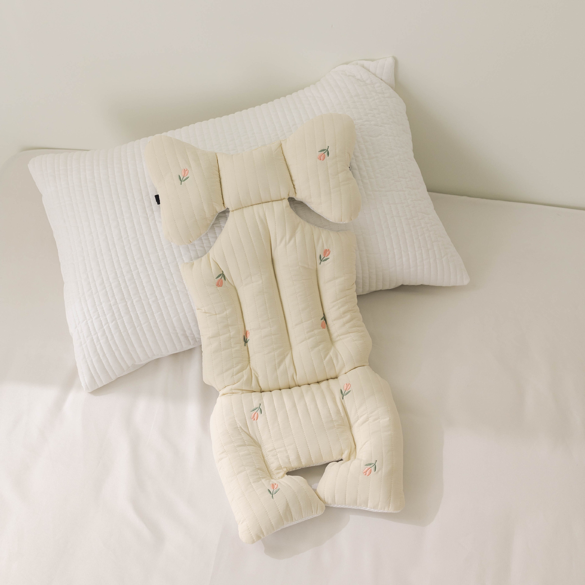 Picture of South Korea baby stroller embroidered cotton cushion autumn and winter thickened baby cotton cushion stroller artifact universal cushion New