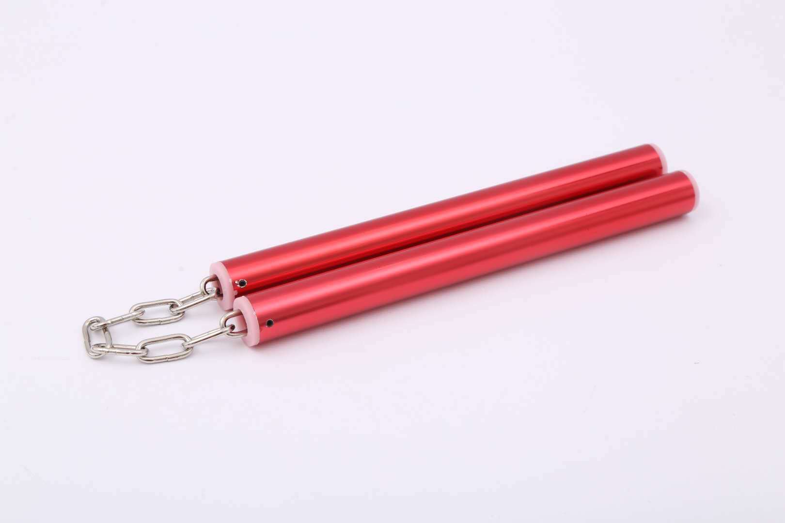 Picture of Flat head aluminum alloy nunchakus ribbon aluminum alloy nunchakus children training nunchakus performance nunchakus