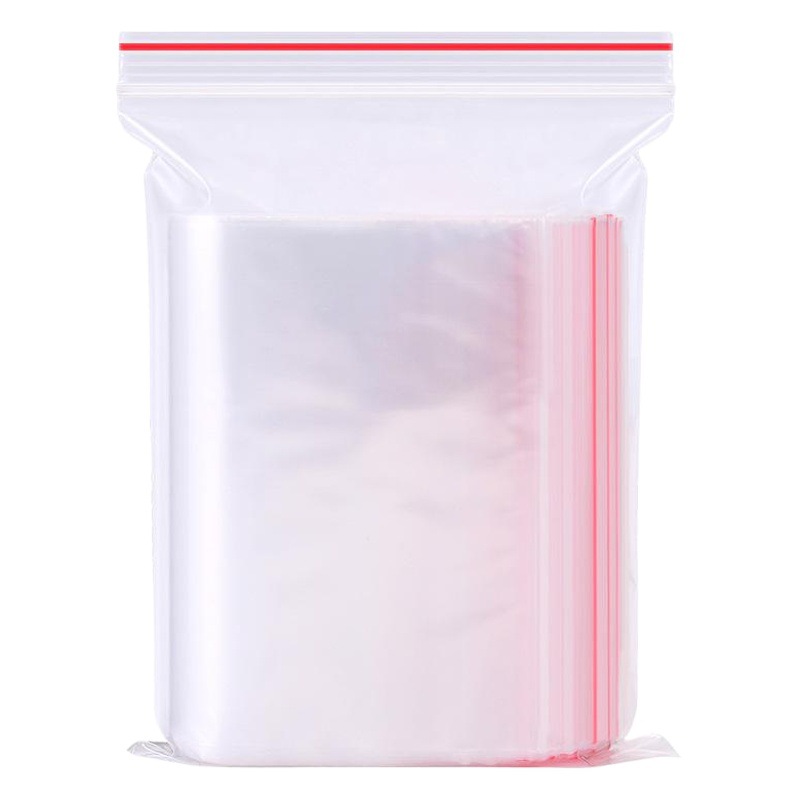 Spot PE self-sealing bag thickened sealed bag transparent plastic bag large and small sealing bag clothes packaging plastic bag bone bag