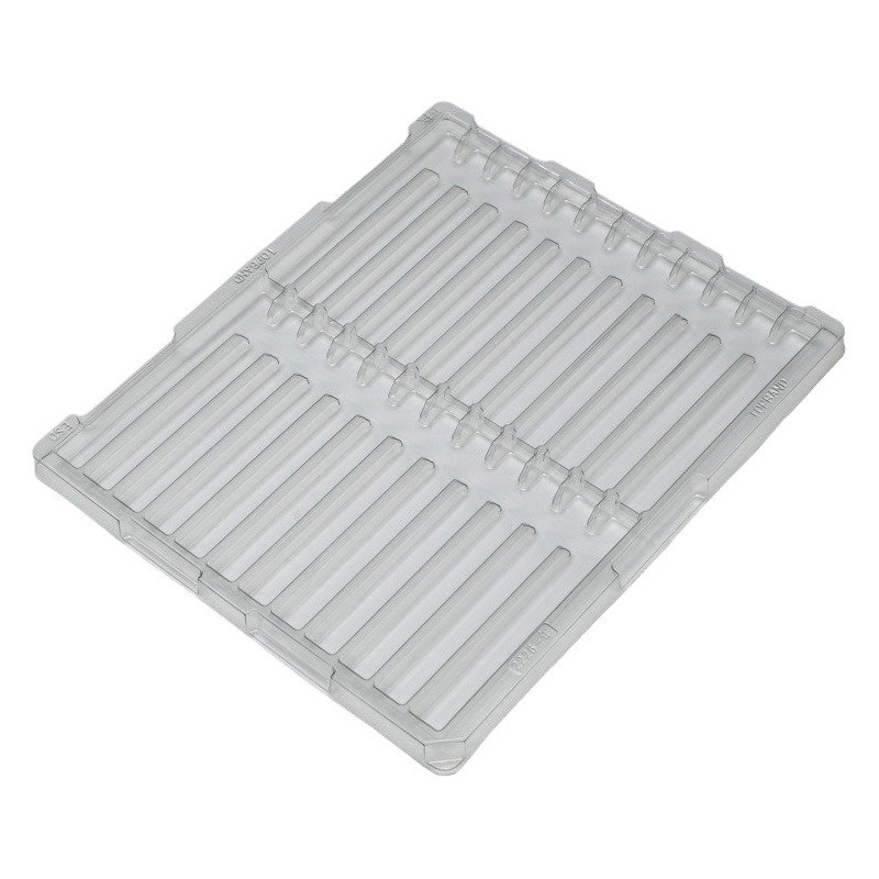 transparent blister tray pvc electronic pen blister tray durable PET turnover tray pet anti-static blister box plastic