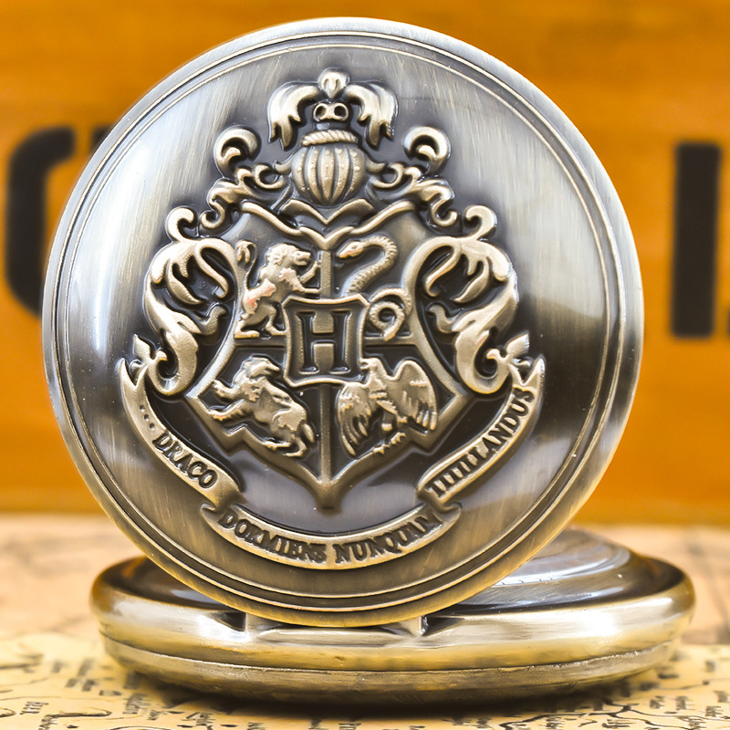 Harry Potter Snitch Retro Digital Pointed Flip Pocket Watch Magic School Memorial Male and Female Student Watch Wholesale