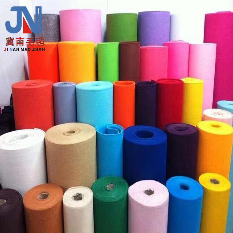 Picture of Southern Hebei felt production and supply chemical fiber felt for handicraft bags chemical fiber felt colored felt cloth