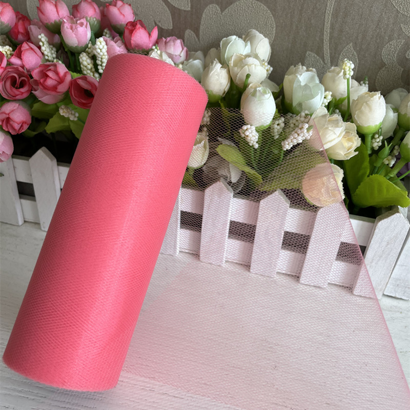 Picture of Wedding party decoration American mesh roll tutu skirt birthday table skirt tulle yarn wedding decoration 15cm * 25 yards
