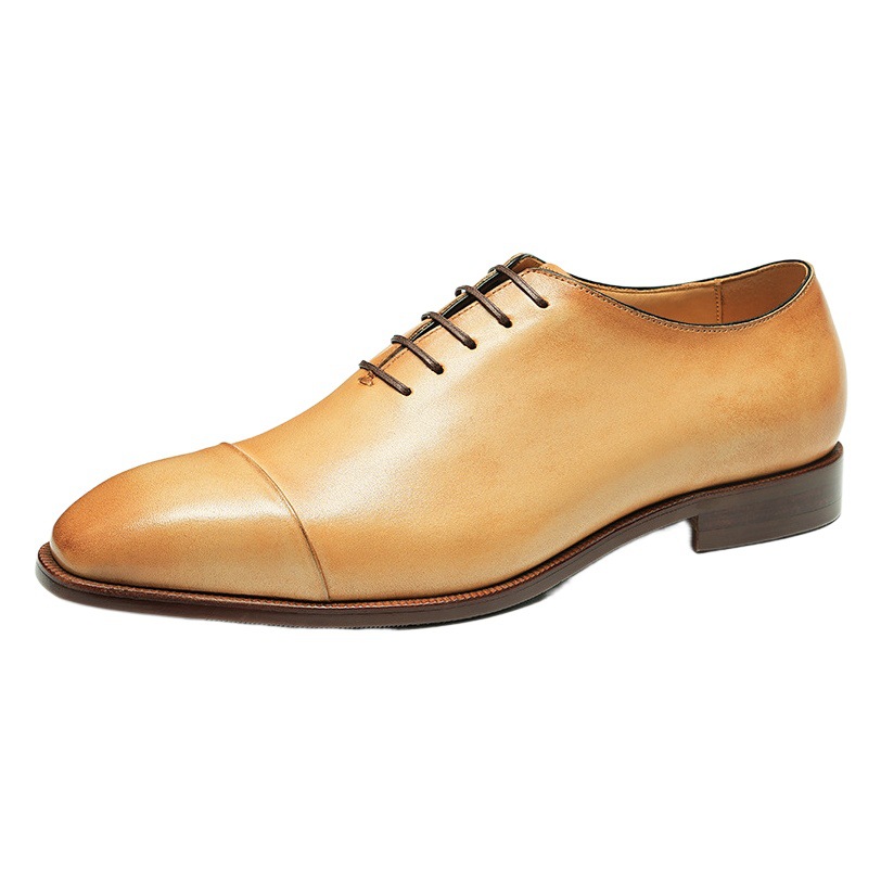 Picture of [Big Promotion] Three-Joint Leather Shoes for Men, Business Formal Wear, British Trendyy Men's Shoes, Genuine Leather Oxford Light Leather Shoes