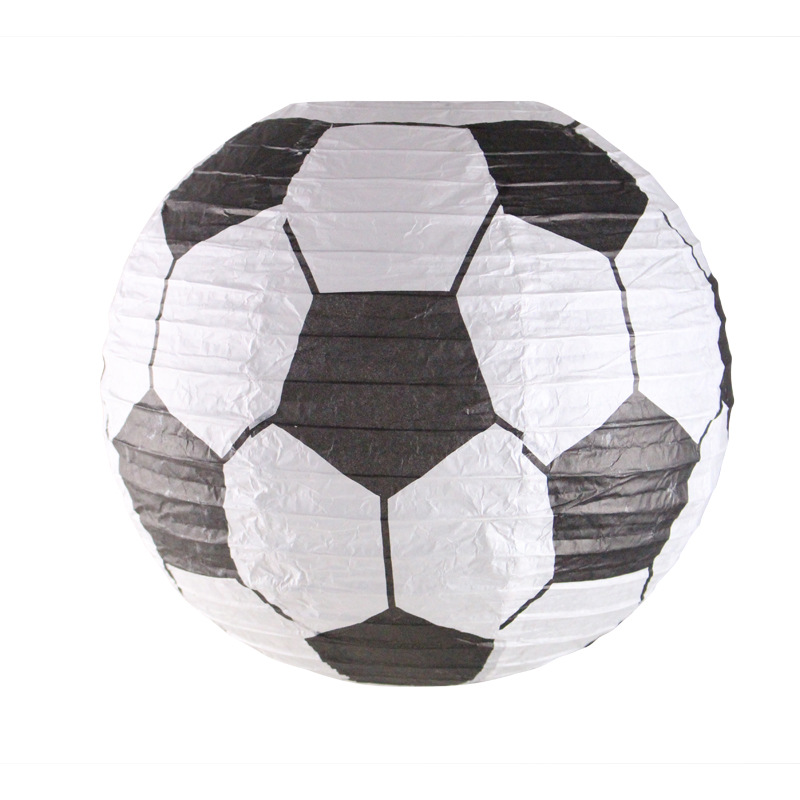 Picture of Basketball football paper lantern sports festival props decoration sports mall scene layout rugby