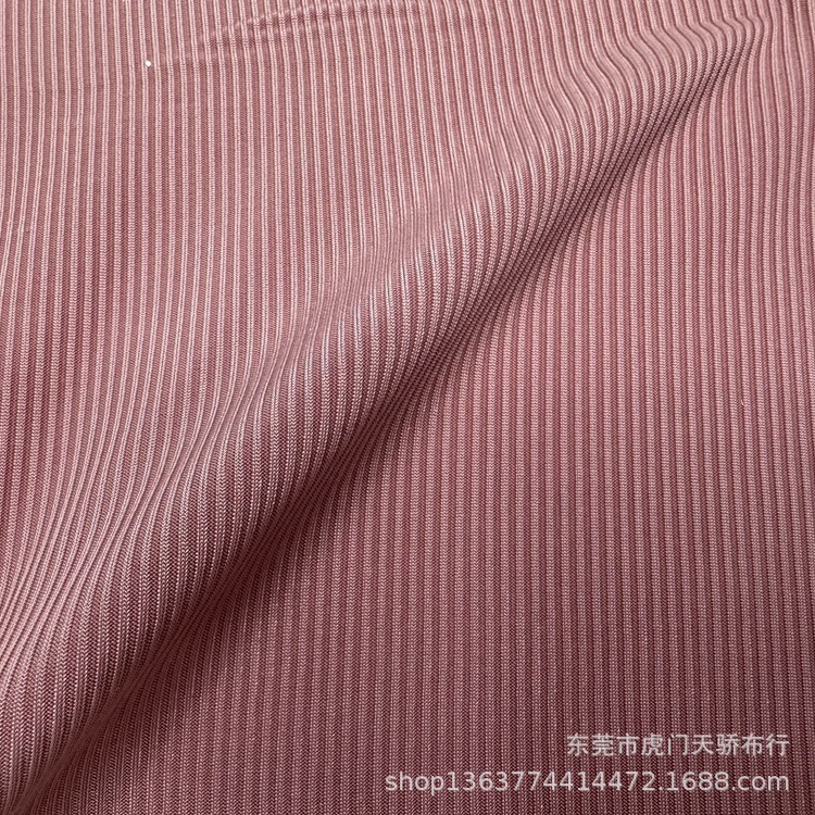 Spot supply of knitted 2*2 rib pit 180-190g ice-like ice silk rib knitwear and other fabrics