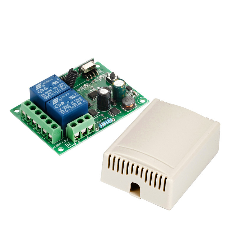Picture of Ac 110V 220V Two-Way Wireless Remote Control Switch Receiver Intelligent Lighting Control Module Learning Type 433