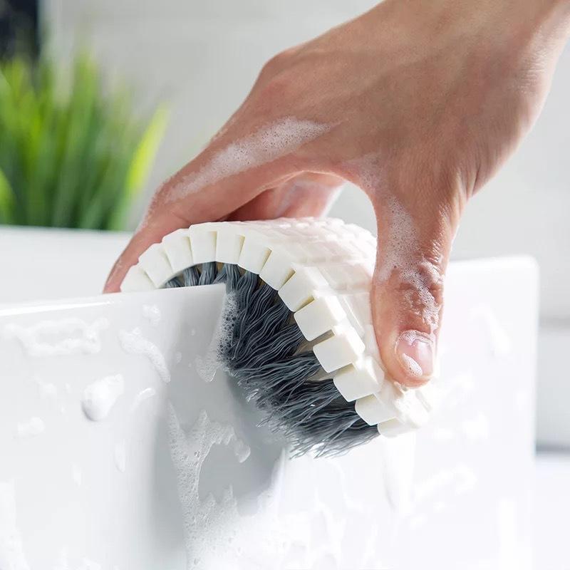Picture of Flexible Cleaning Brush Kitchen Pool Stove Brush Bathroom Washstand Brush Bathroom Bathtub Floor Brush Shoe Brush