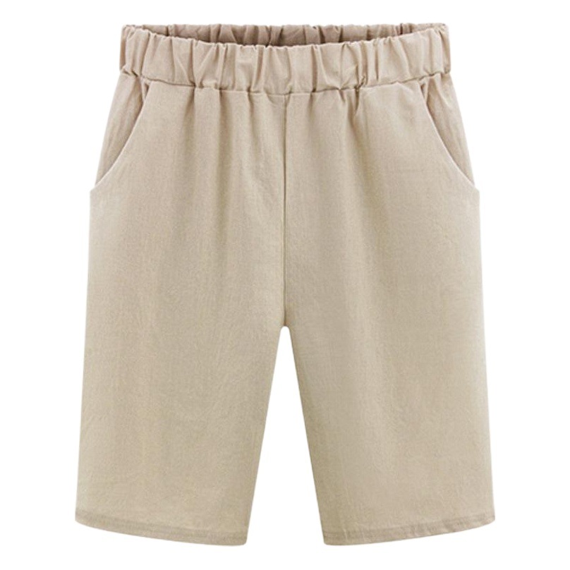 Picture of Plus Size Five-Quarter Pants Women's Summer Thin Mid-Pants 100kg Fat Sister Loose Harem Pants Plus Fat and Slimming Look Women's Pants