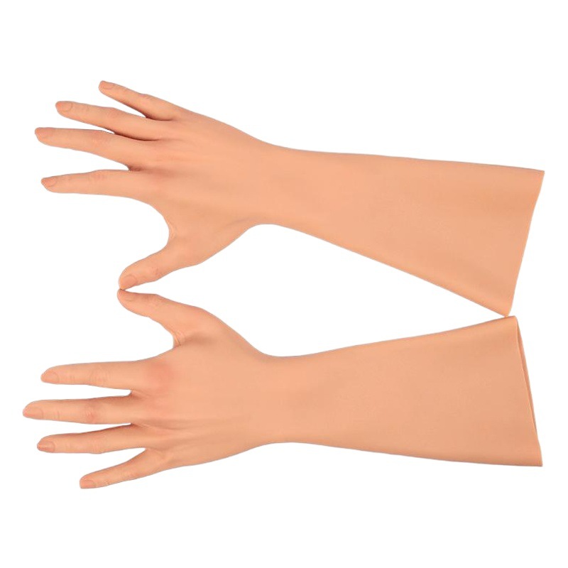 Silicone Gloves Post-Operative Prosthetic Limbs Simulation Female Scar Cover Unisex Hand Mold Hand Bra Pad